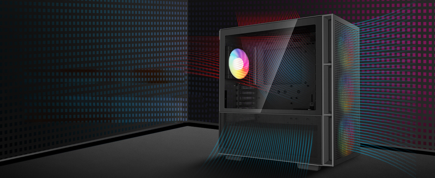 DeepCool CH560 ATX Airflow case